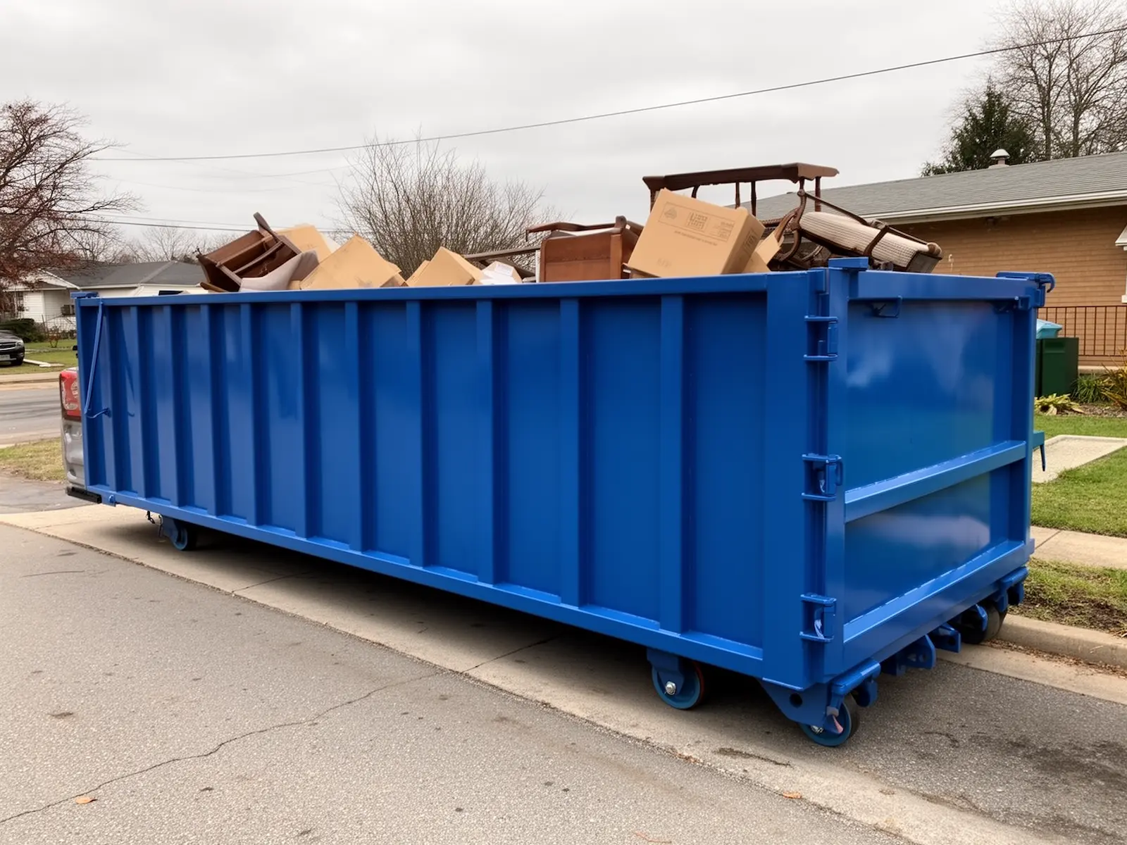 Roll-off dumpster from N & J Dumpsters in Laurel, MD